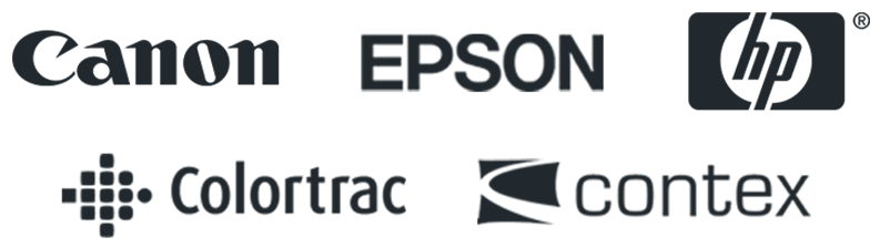 Business plotting and high production, color printing machines online Canon large format printers, Epson plotters, HP DesignJet MFP's, ColorTrac & Contex scanners