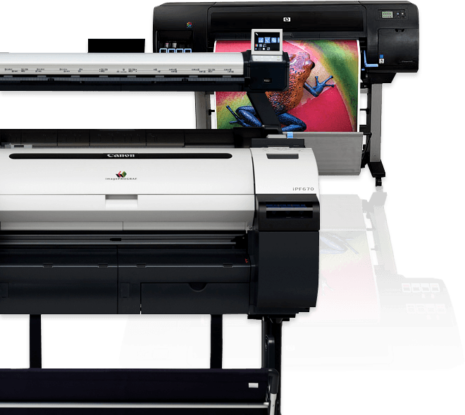 Find the right large format production machine you need for printing/plotting Buy WAB Paper Supply Canon Large Format iPF 670 plotter for business